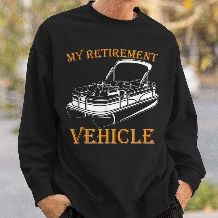 Pontoon Lover | Retirement | Boat Captain | Pontoon Sweatshirt Gifts for Him