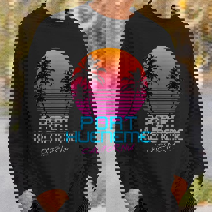 Port Hueneme California Retro 80S Sweatshirt Gifts for Him