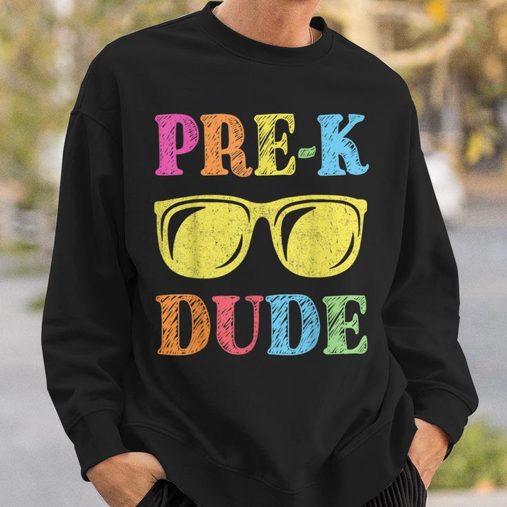 Pre-K Dude Back To School First Day Of Preschool Sweatshirt Gifts for Him