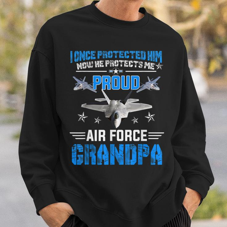 Pride Military Family Proud Grandpa Air Force Gift Gift For Mens Sweatshirt Gifts for Him