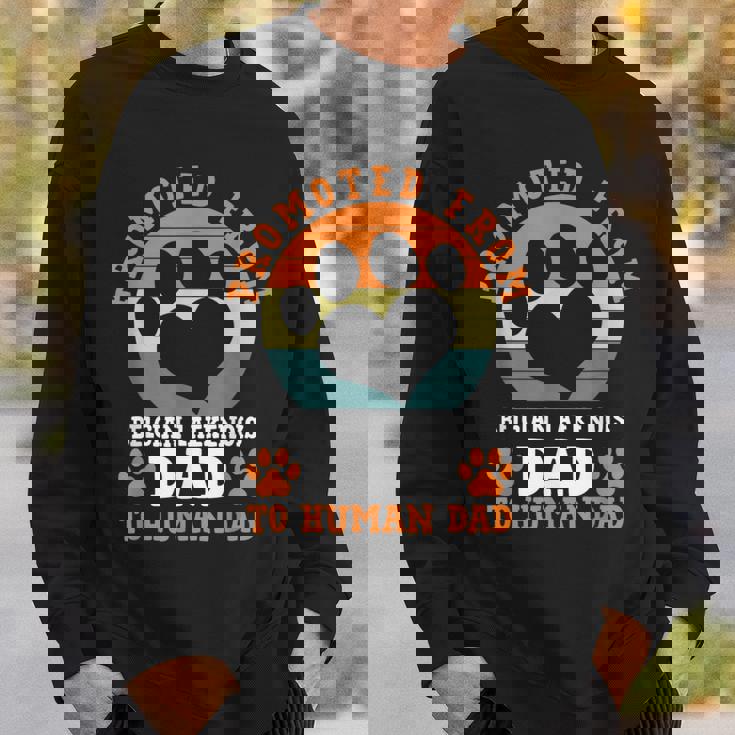 Promoted From Belgian Laekenois Dad Sweatshirt Gifts for Him