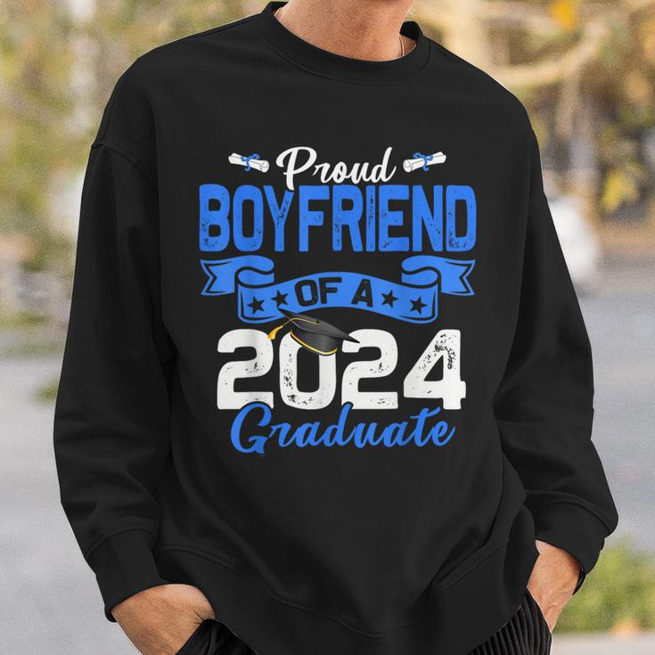 Proud Boyfriend Of A Class Of 2024 Graduate For Graduation Sweatshirt Gifts for Him