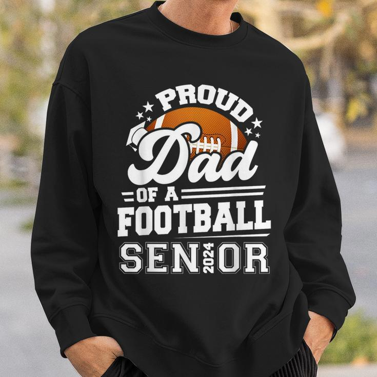 Proud Dad Of A Football Senior 2024 Graduate Graduation Sweatshirt Gifts for Him