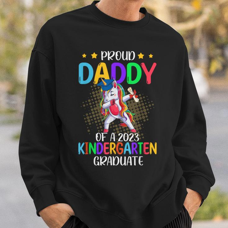 Proud Daddy Of A 2023 Kindergarten Graduate Unicorn Gift Sweatshirt Gifts for Him