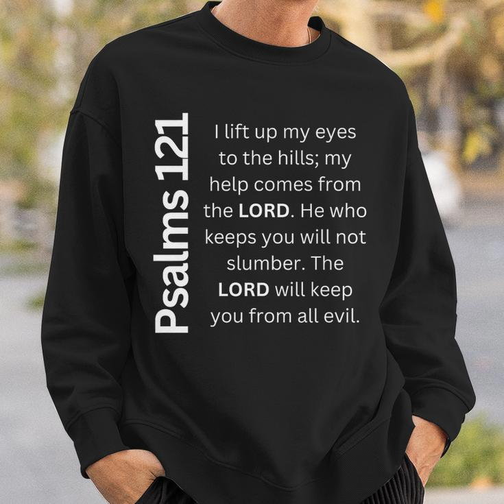 Psalms 121 My Help Comes From The Lord Sweatshirt Gifts for Him