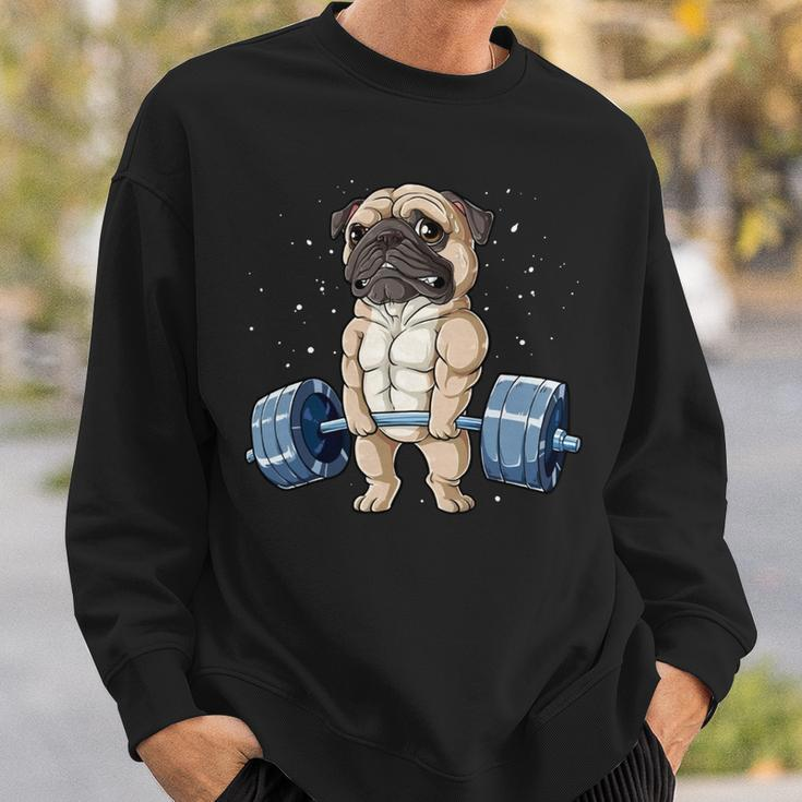 Pug Weightlifting - Mens Standard Sweatshirt Gifts for Him