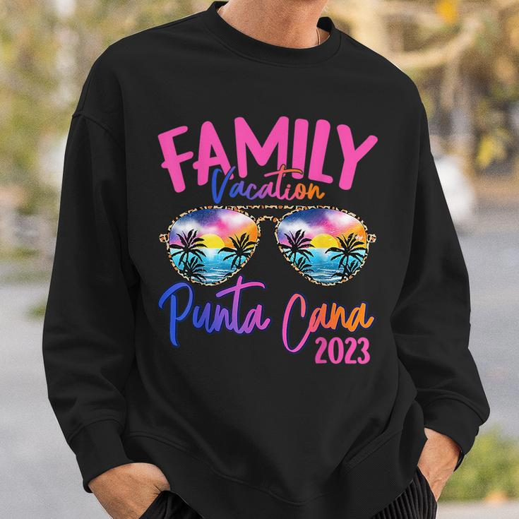 Punta Cana Dominican 2023 Sunglasses Theme Family Vacation Sweatshirt Gifts for Him