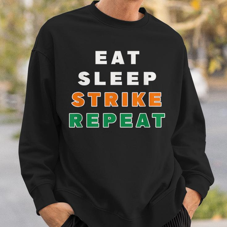 Rattler Eat Sleep Strike Repeat Sweatshirt Gifts for Him
