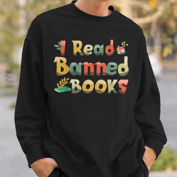 Read Banned Book Vintage Lover Reader Read Books Sweatshirt Gifts for Him