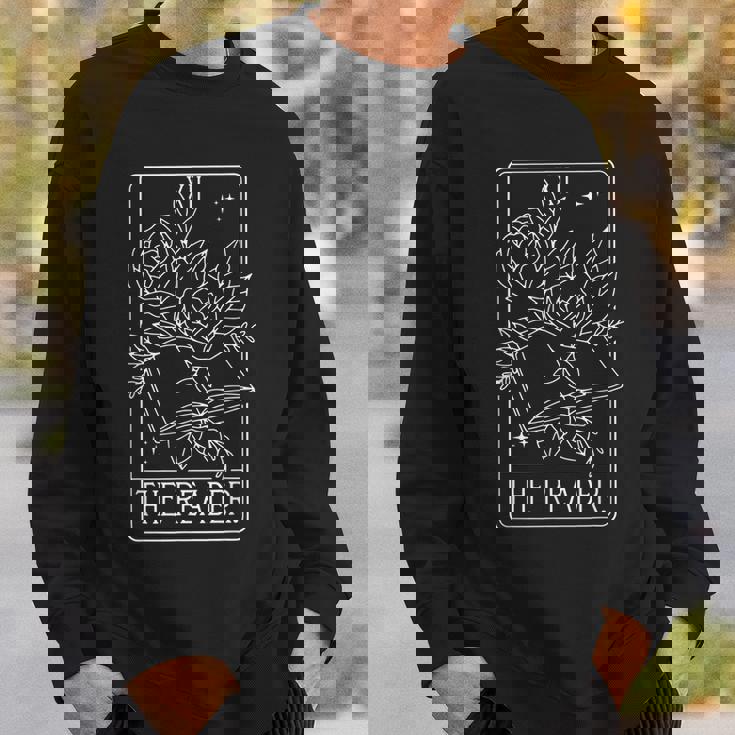 Reader Tarot Card Reading Book Tarot Card Author Writer Reading Funny Designs Funny Gifts Sweatshirt Gifts for Him