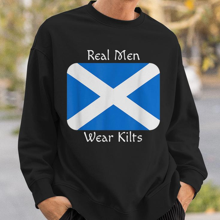 Real Men Wear Kilts Celtic Pride Sweatshirt Gifts for Him