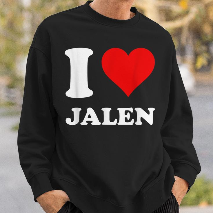Red Heart I Love Jalen Sweatshirt Gifts for Him