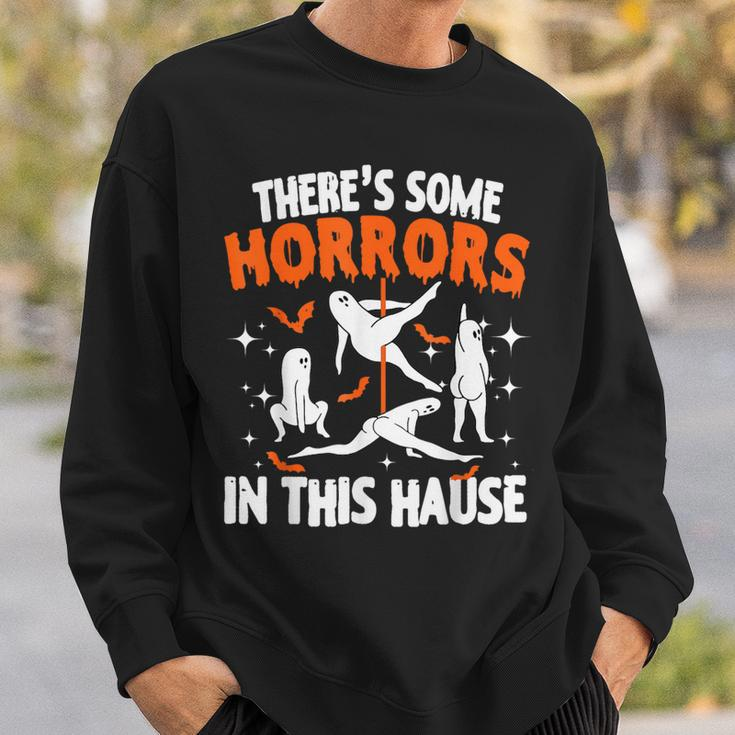 There's Some Horrors In This House Halloween Sweatshirt Gifts for Him