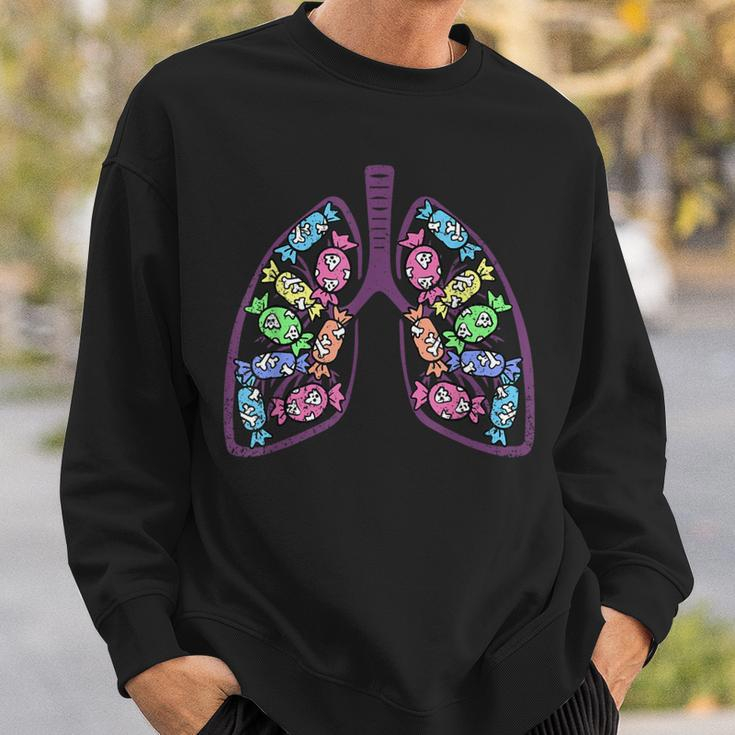 Respiratory Therapist Halloween Costume Candy Ghost Sweatshirt Gifts for Him