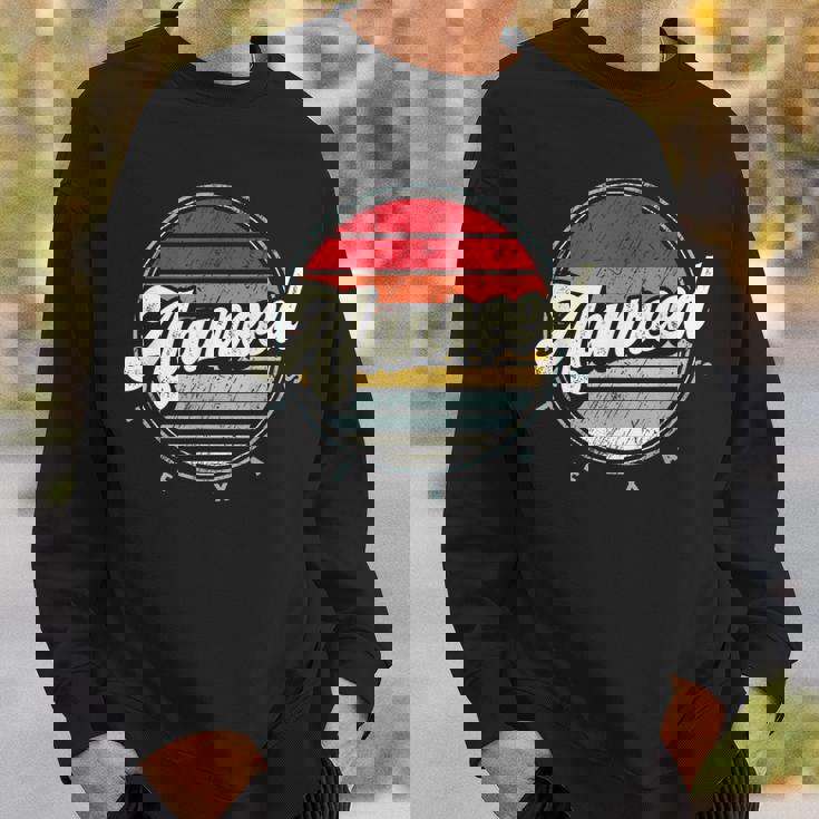 Retro Alanreed Home State Cool 70S Style Sunset Sweatshirt Gifts for Him