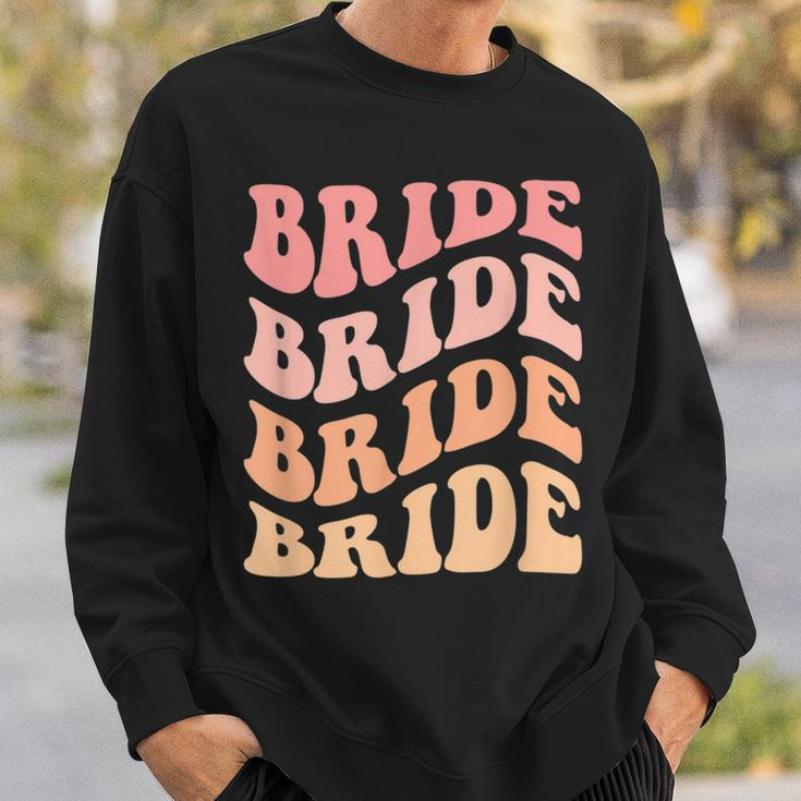 Retro Batch Bachelorette Party Outfit Bride Funny Sweatshirt Gifts for Him