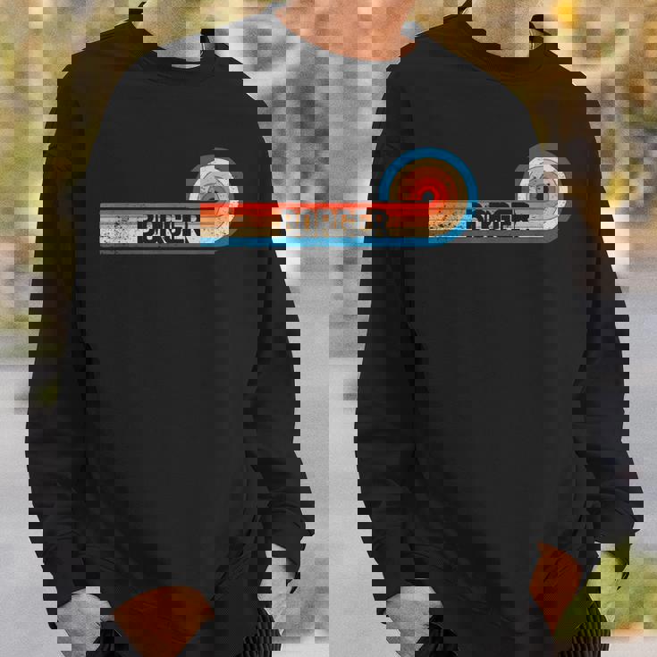 Retro Borger Vintage City Borger Sweatshirt Gifts for Him