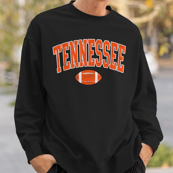 Retro Vintage Tennessee State Football Distressed Sweatshirt Gifts for Him