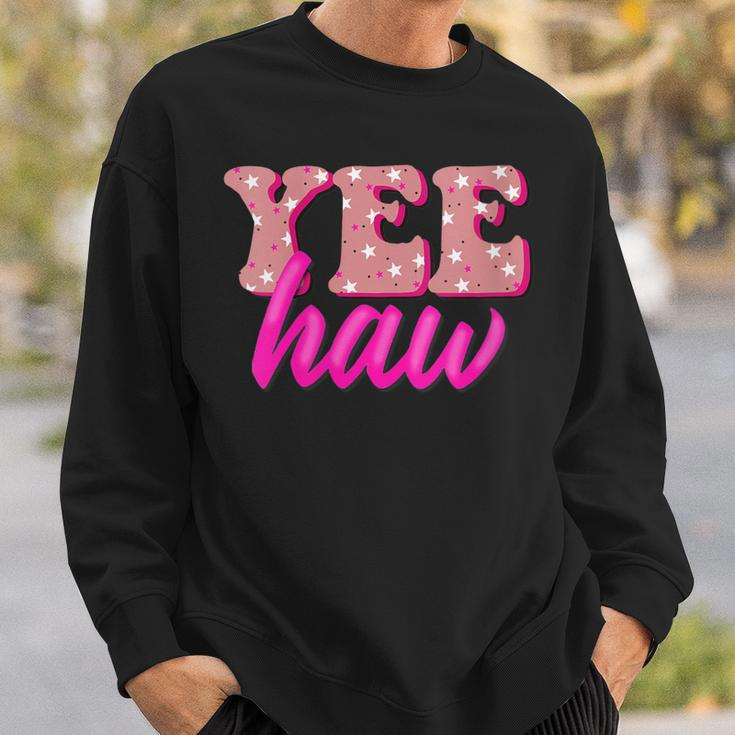 Retro Yee Haw Howdy Rodeo Western Country Southern Cowgirl Gift For Womens Sweatshirt Gifts for Him