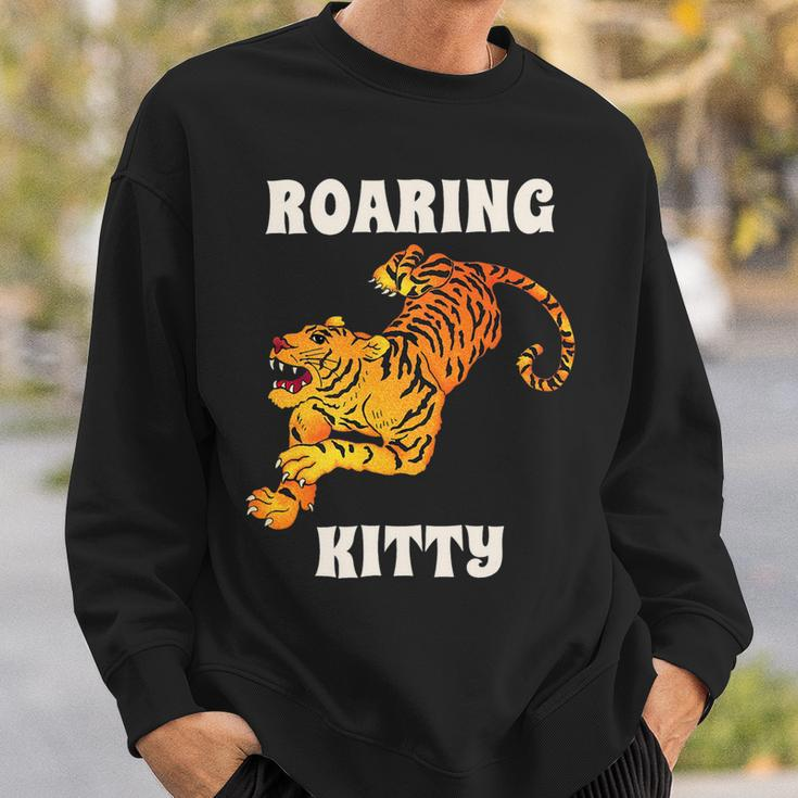 Roaring Kitty Dfv I Like The Stock To The Moon Sweatshirt Gifts for Him