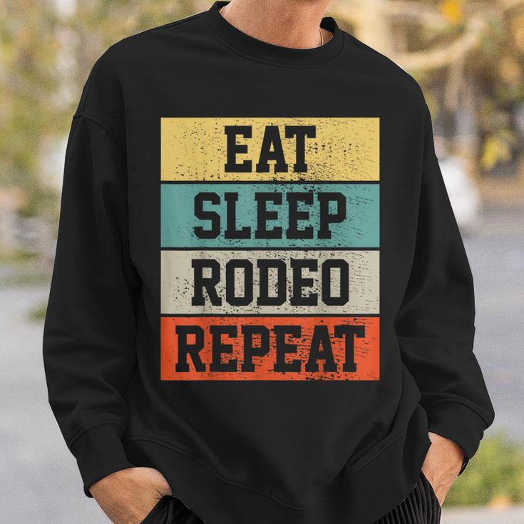 Rodeo Cowboy Cowgirl Retro Vintage Gift Sweatshirt Gifts for Him