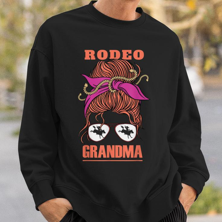 Rodeo Grandma Cowgirl Grandmother Horse Rider Rancher Women Sweatshirt Gifts for Him