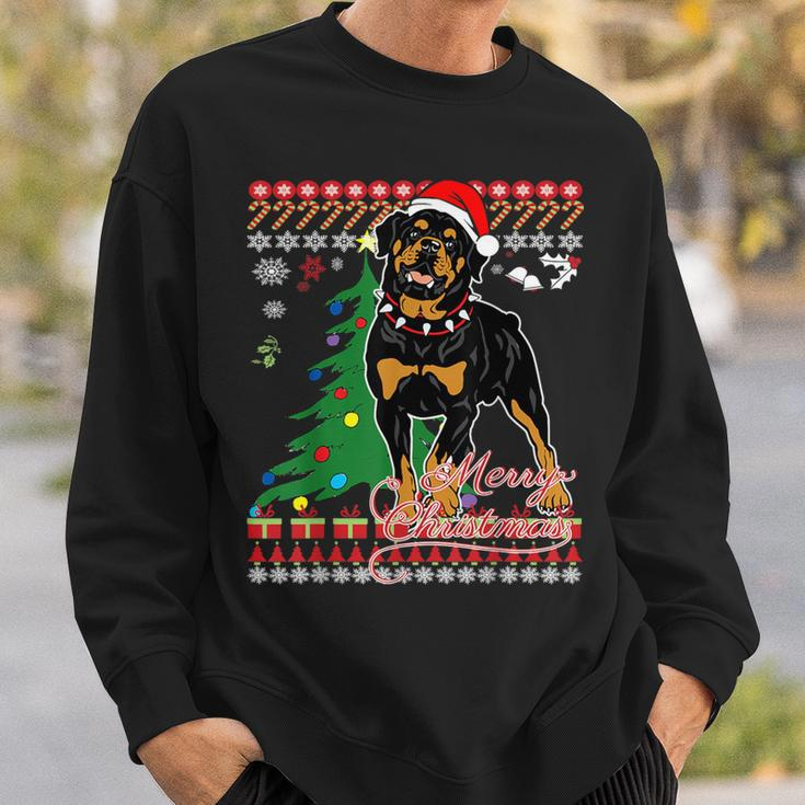 Rottweiler Ugly Christmas Sweater Sweatshirt Gifts for Him