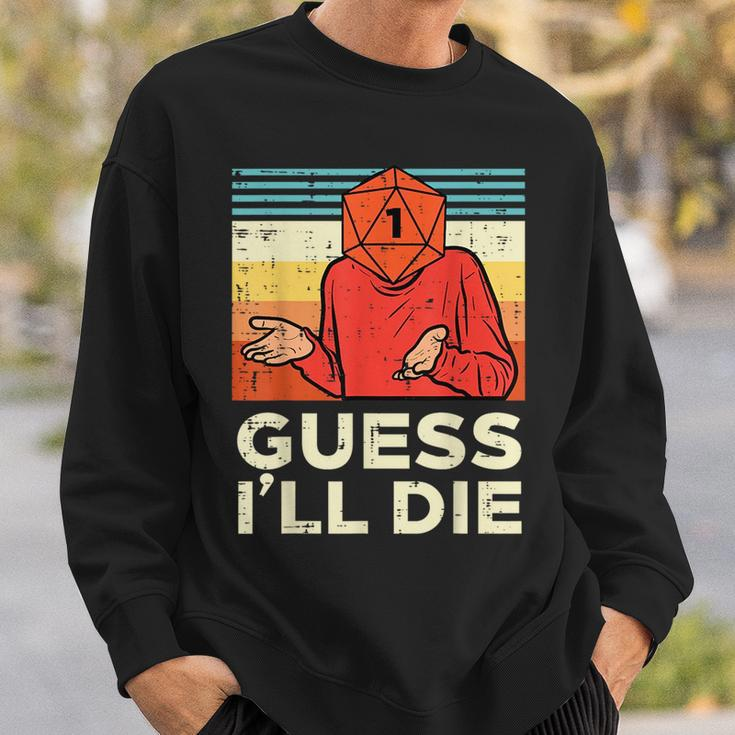 Rpg Gamer 1 Guess Ill Die Retro Men Boys Kids Youth Sweatshirt Gifts for Him