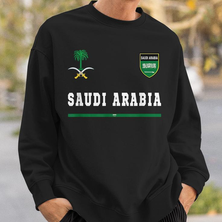 Saudi Arabia SportSoccer Jersey Flag Football Sweatshirt Gifts for Him