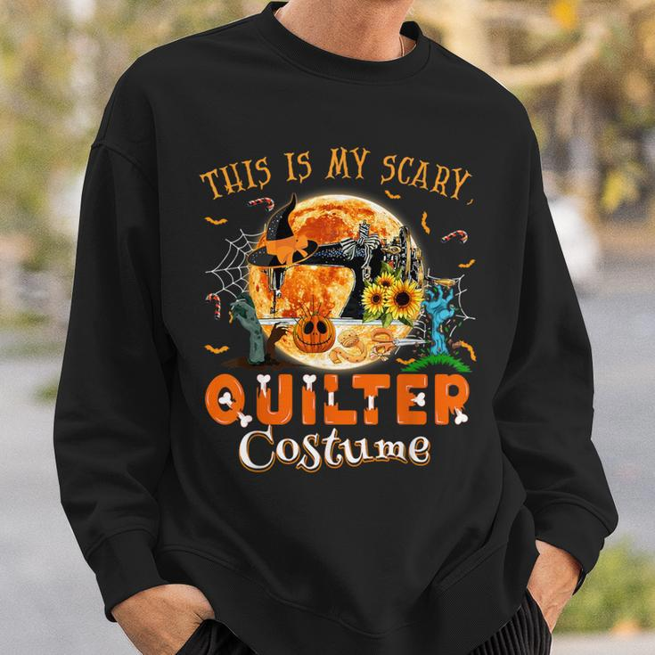 Sewing & Quilting This Is My Scary Quilter Costume Halloween Sweatshirt Gifts for Him