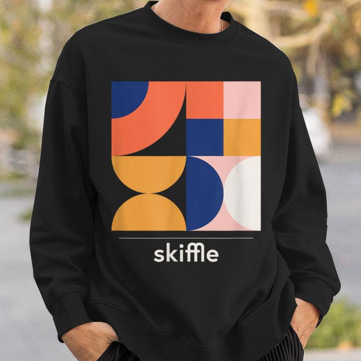 Skiffle Vintage Jazz Music Band Minimal Sweatshirt Gifts for Him