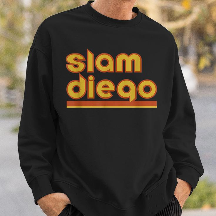 Slam Diego Funny Baseball Standard Baseball Funny Gifts Sweatshirt Gifts for Him
