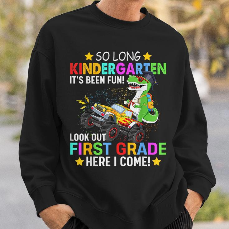 So Long Kindergarten First Grade Here I Come Back To School Sweatshirt Gifts for Him