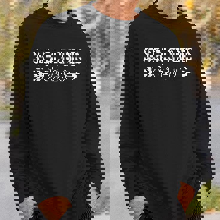 Social Studies Team Social Studies Crew Sweatshirt Gifts for Him