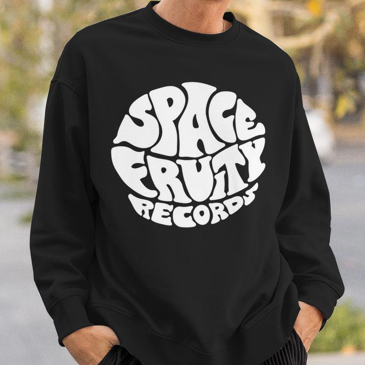 Space Fruity Records Space Funny Gifts Sweatshirt Gifts for Him