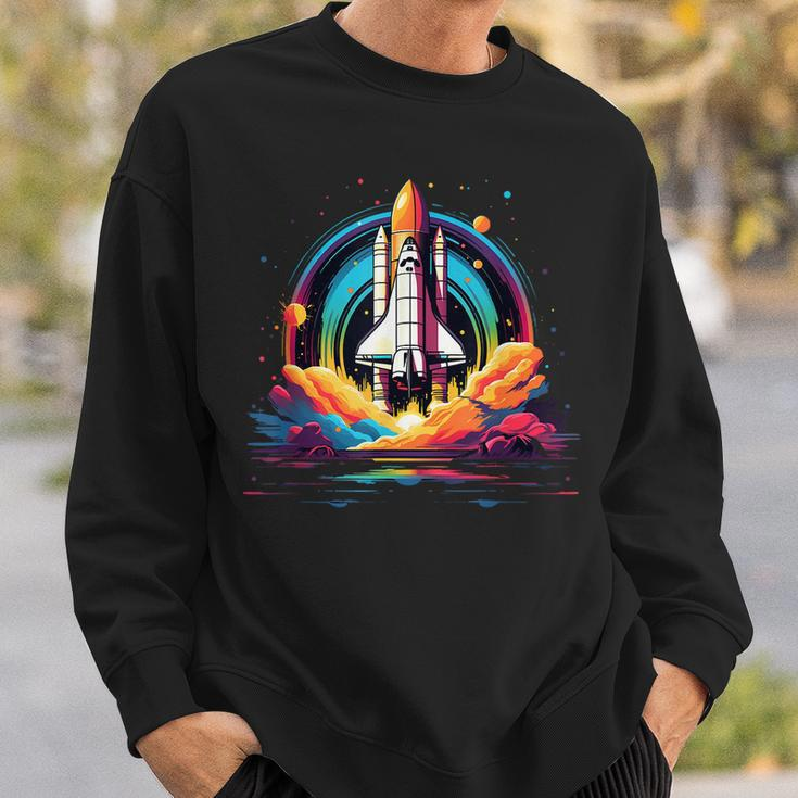 Space Shuttle Science Astronomy Sweatshirt Gifts for Him