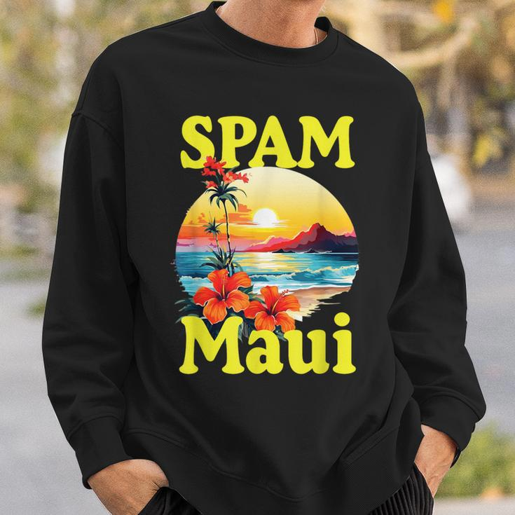 Spam Loves Maui Hawaii Sweatshirt Gifts for Him