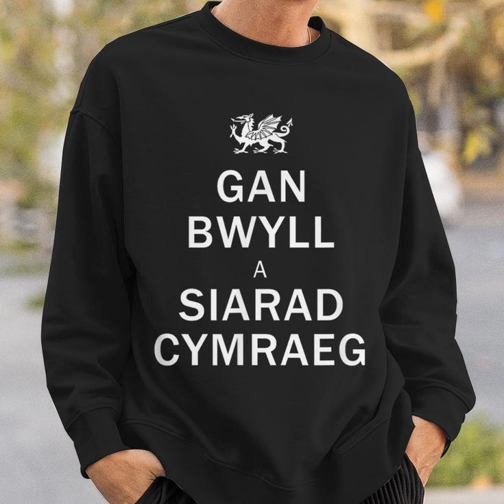 Speak Welsh Keep Calm Language Sweatshirt Gifts for Him