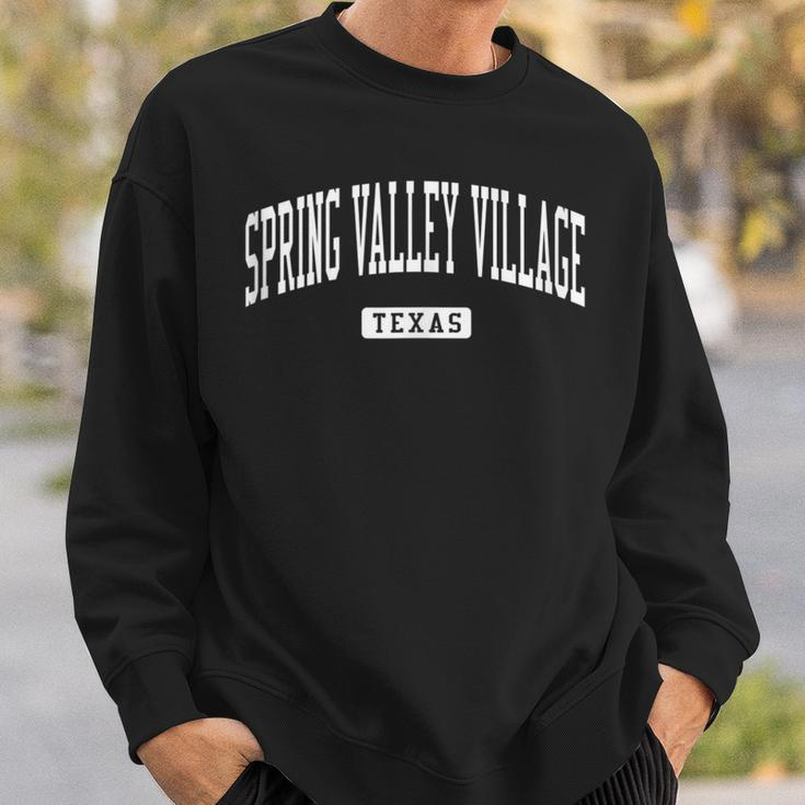 Spring Valley Village Texas Tx Vintage Athletic Sports Desig Sweatshirt Gifts for Him