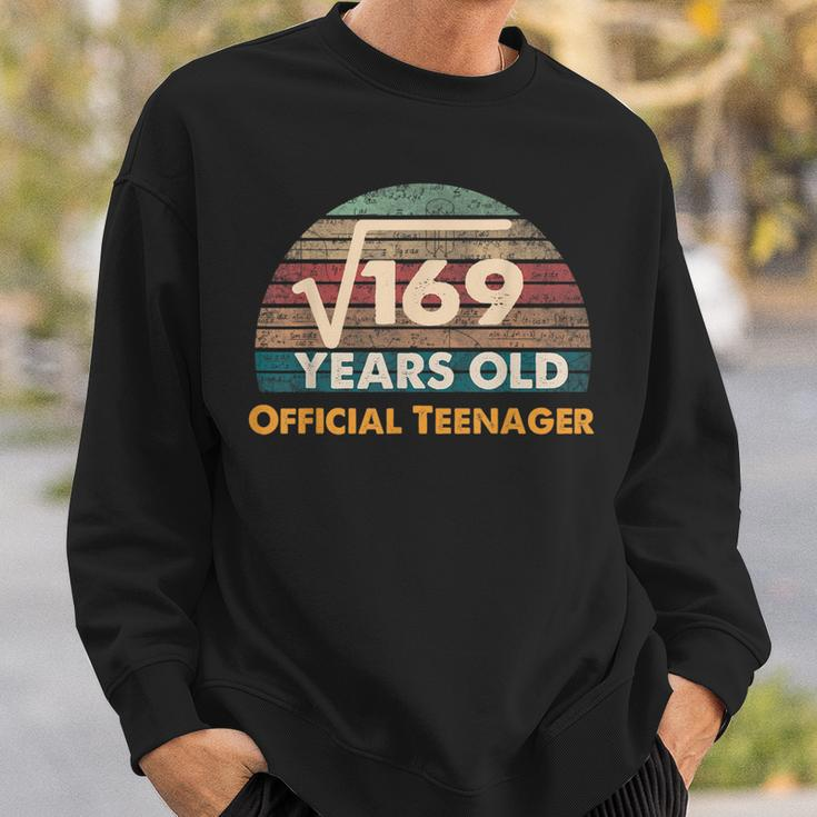 Square Root Of 16913Th Birthdayofficial Nager Sweatshirt Gifts for Him