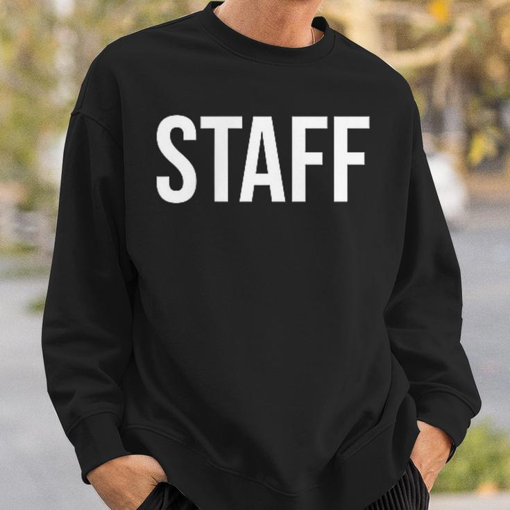 Staffer Staff Double Sided Front And Back Sweatshirt Gifts for Him
