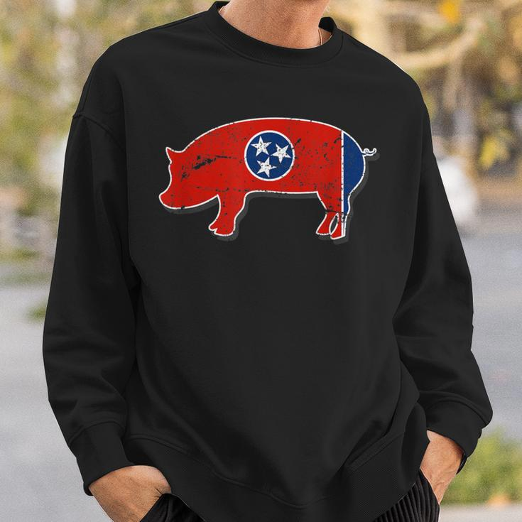 State Of Tennessee Barbecue Pig Hog Bbq Competition Sweatshirt Gifts for Him