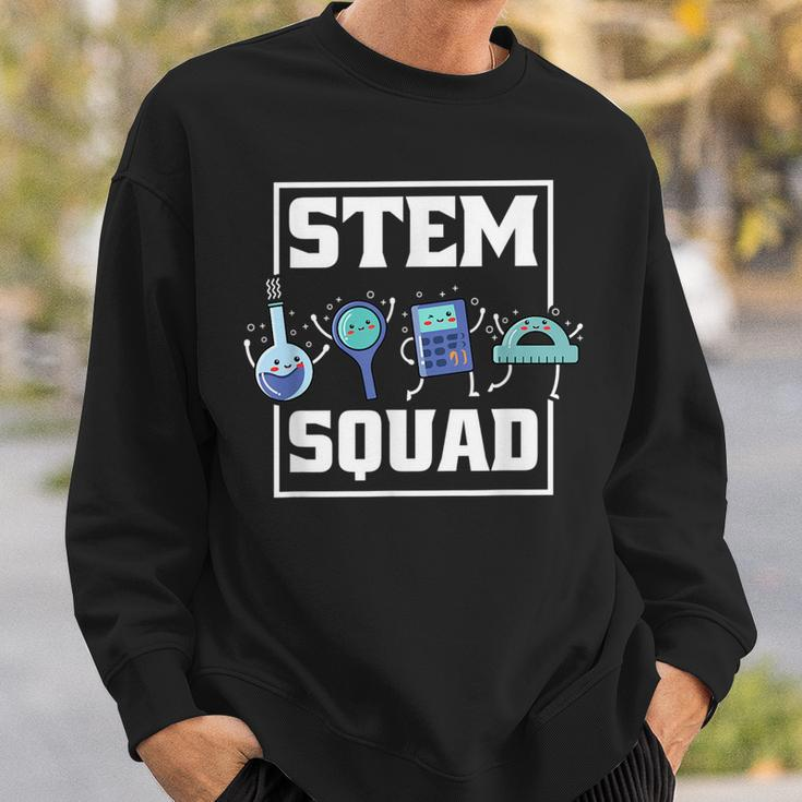 Stem Squad Science Technology Engineering Math Team Sweatshirt Gifts for Him