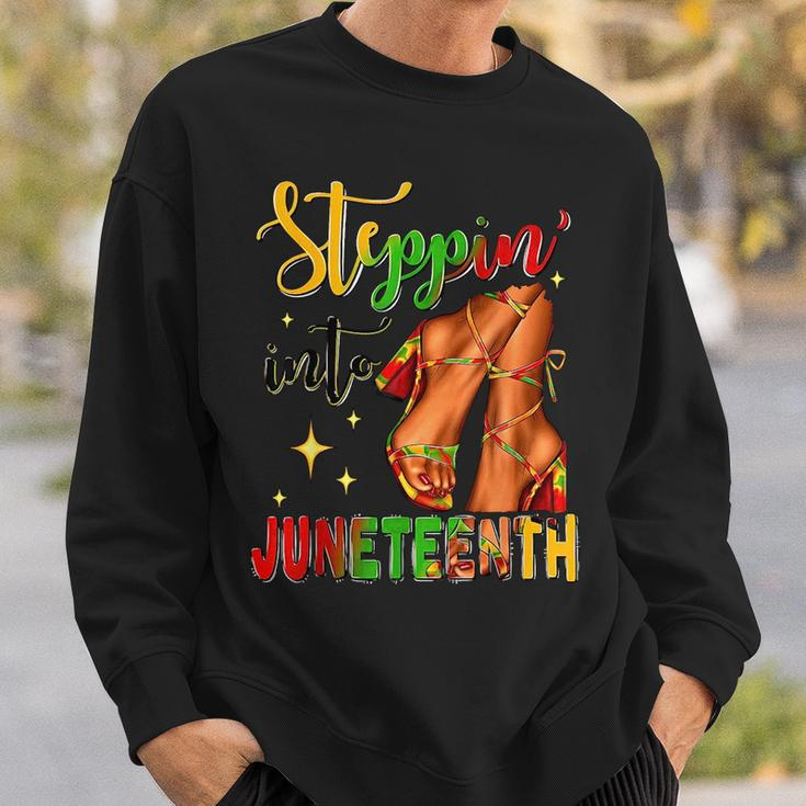 Steppin In To Junenth Heels- Junenth Celebrating 1865 Sweatshirt Gifts for Him