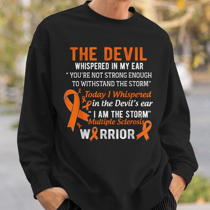 I Am The Storm Multiple Sclerosis Warrior Sweatshirt Gifts for Him
