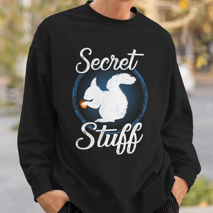 Super Secret Stuff Squirrel Armed Forces Sweatshirt Gifts for Him