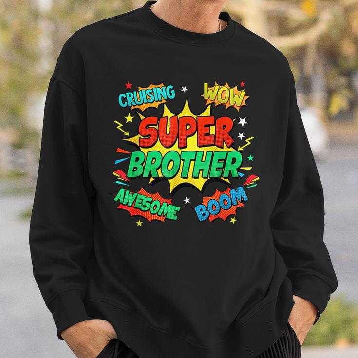 Superhero Brother Costume For Men Comic Book Birthday Funny Gifts For Brothers Sweatshirt Gifts for Him