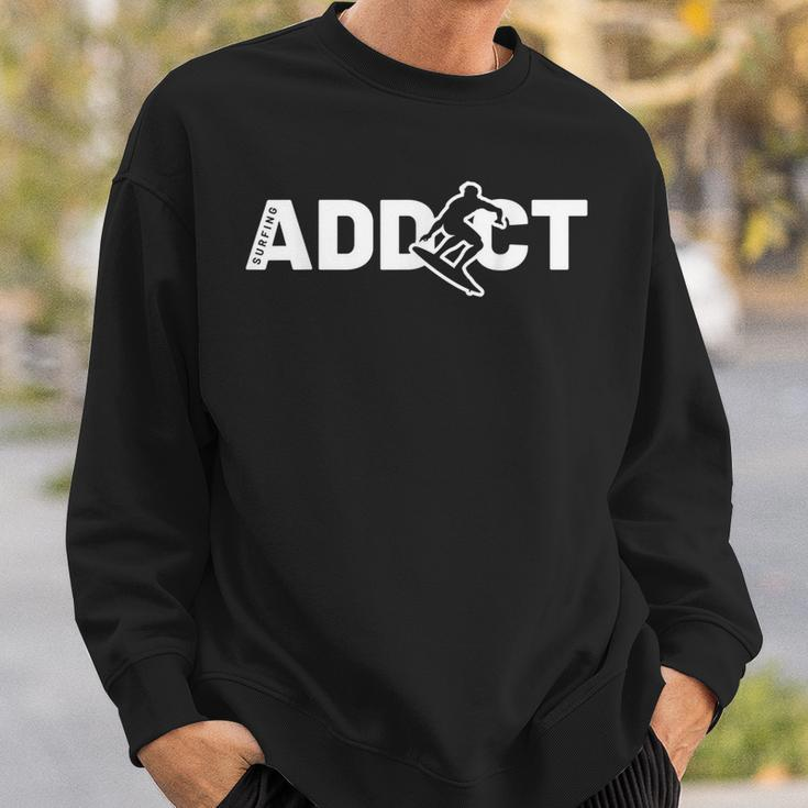 Surfing Surfing Addict For Surf Instructors Sweatshirt Gifts for Him