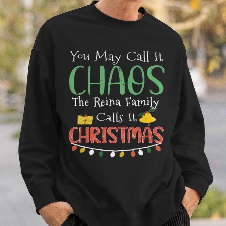 The Reina Family Name Gift Christmas The Reina Family Sweatshirt Gifts for Him