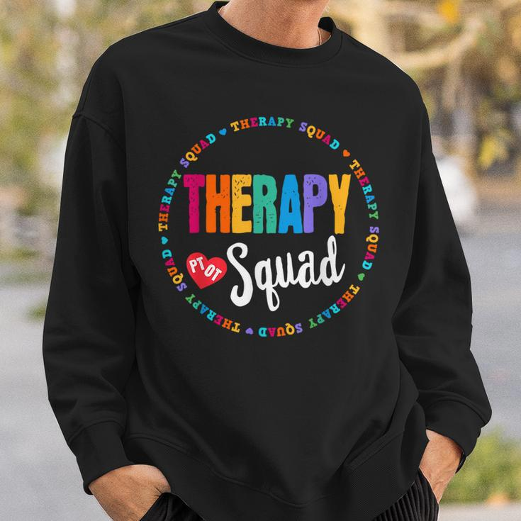 Therapy Squad Pt Ot Crew Occupational Therapist Week Team Sweatshirt Gifts for Him